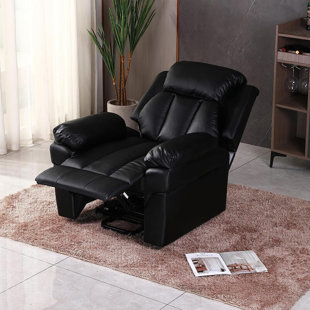 Wayfair leather best sale rocker recliner